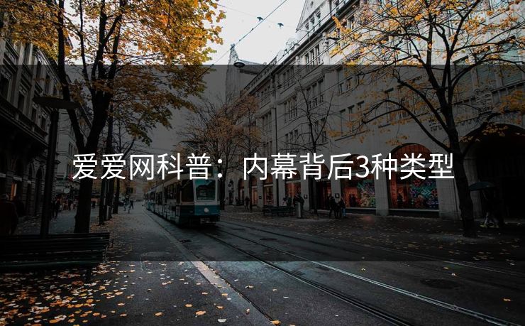 爱爱网科普：内幕背后3种类型